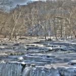 Lower Falls at Cataract Falls (HDR grunge)